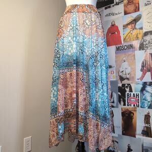 Bohemian Sheer Pattern Skirt